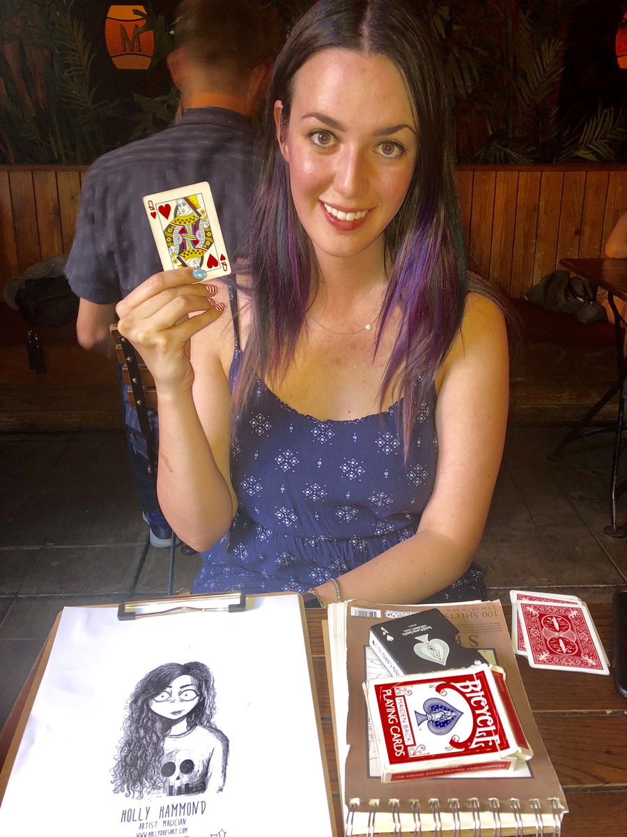 MicahCover's tweet image. As much magic as I share with her, she teaches me twice as much about talent and perseverance. 
So proud of Artist 👩‍🎨- Magician 🎩 @hollydoesart 
Thank you 🙏 Idle Hour for giving our magic a home 
#magiclessons
#artistmagician