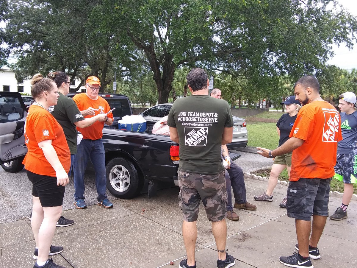 Cheryl0248's tweet photo. Pouring rain, drenched and dirty couldn't stop Home Depot teams 0248, 203 and 243 from Corporal Robert's Memorial. Brad &amp; Cheryl already planning next year. @CarrieHalas @DaveC_THD @sgaskinshd @thd_alex @bg0917 @marlaina_smith https://t.co/lGZtNWv5Pz