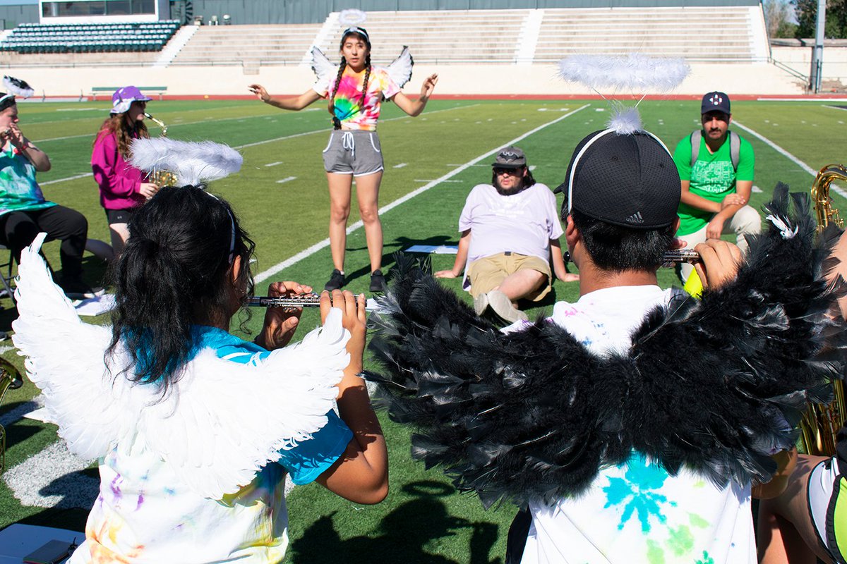 adamsstate's tweet photo. The campus is alive with sounds from the Palmer Lake summer band camp at Adams State. #SummerAtAdams #ThisIsAdamsState https://t.co/lQDCgeaok4
