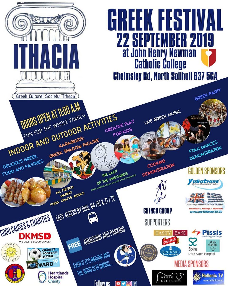 1st Ithacia Greek Festival - Birmingham calling and this September is gonna be lit!! #greeksinuk #greekfestival #greekevents #Birmingham #greekbooks #greekbookshop #greekculture