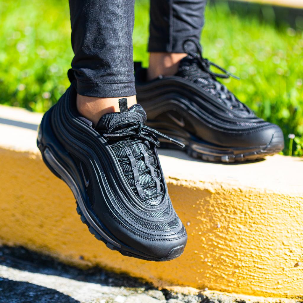 womens air max 97 triple black