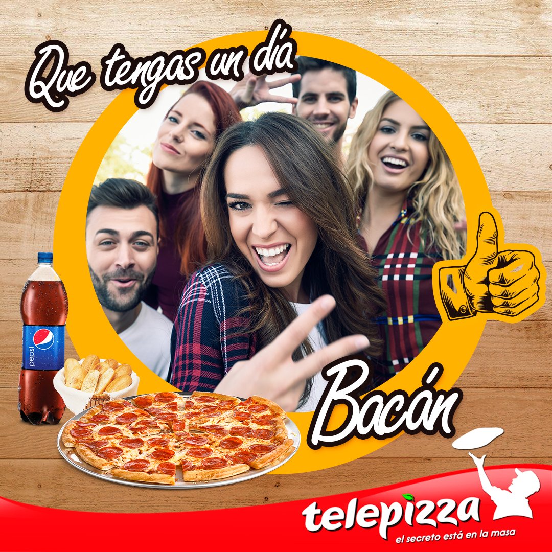 TelepizzaMach's tweet photo. Que tu día sea súper Bacán!!!! 🤩🤩🤩
Solicita tu combo llamando al 07-6002527.
#TelepizzaMachala #Pizza #PizzaADomicilio #Pizzeria #Machala #MachalaCity #ElOro #Ecuador #PaseoShopping #PaseoShoppingMachala #MachalaEcuador https://t.co/cuGnqU3S0L