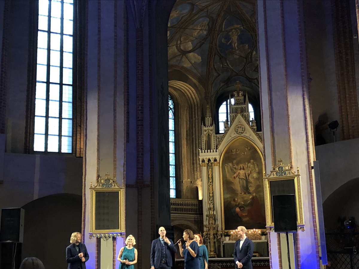 kylahte's tweet photo. Great @RajatonVocal cappella ensamble #concert in #Turku Cathedral at Down By The Laituri Festival #dbtl2019 https://t.co/XhQiSL2o9T