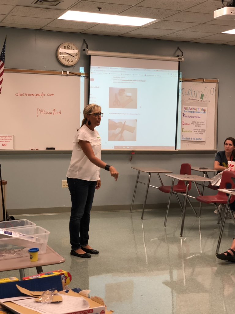 @SSHaun510 rocked The <a href="/makeymakey/">Makey Makey</a> session today! #hcstechsummit19 #HCSStrongerTogether