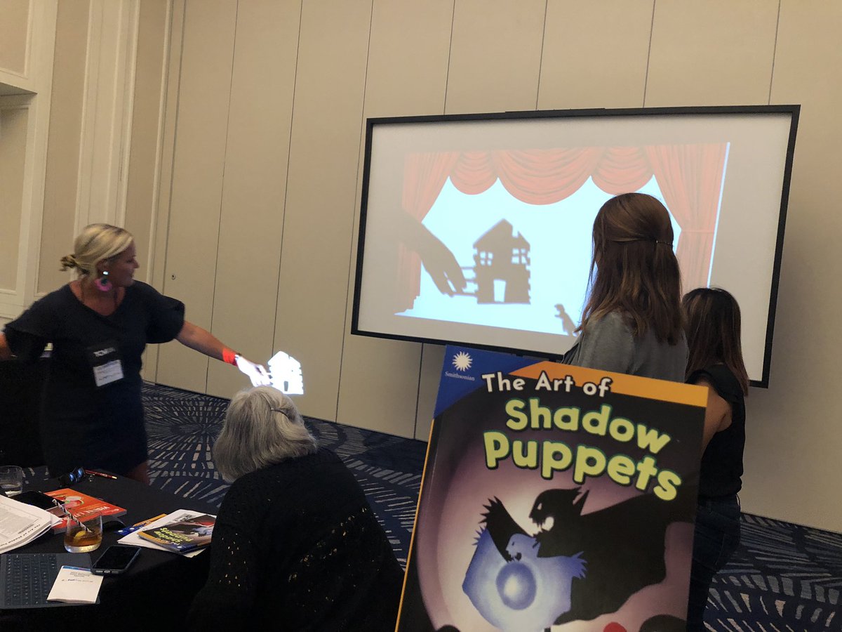 vjohnsenMN's tweet image. Fun with shadow puppets and #Smithsonian #STEAM readers brought to us by #MyTCM @tcmpub #TCMNSM19