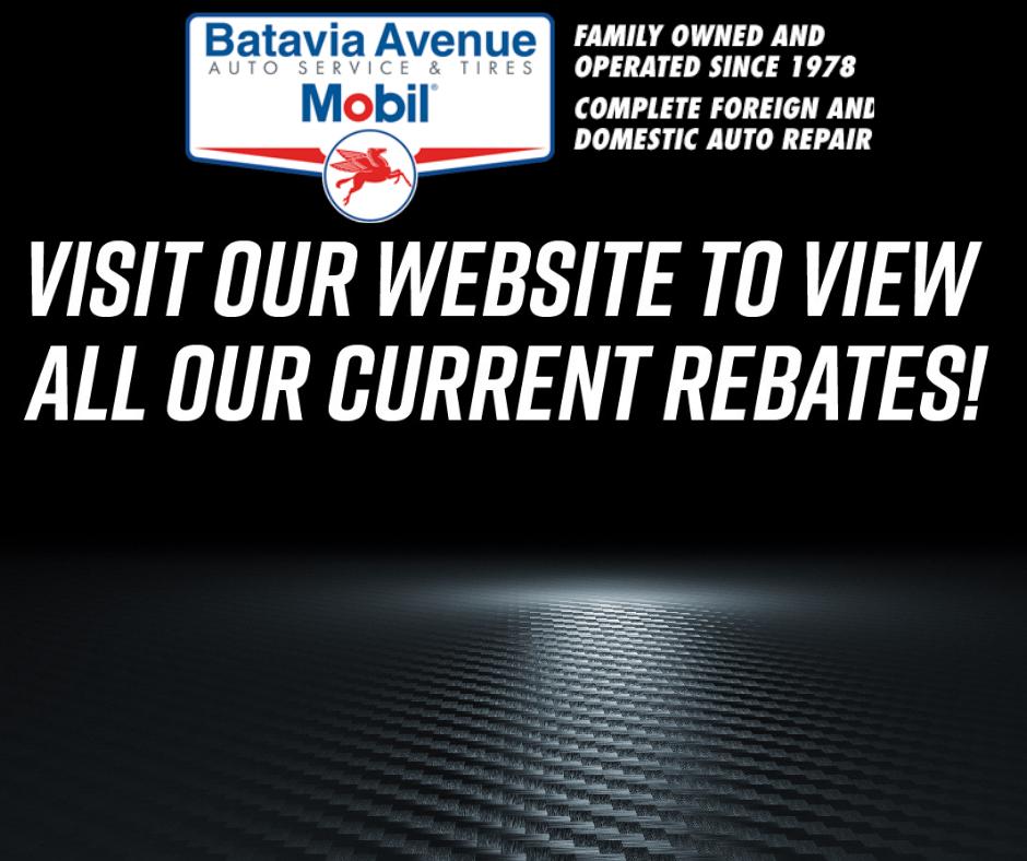 BataviaMobil's tweet photo. In the market for new tires? Check out our current rebates! 📲 https://t.co/7bhC10IczC https://t.co/UUMGVDObvs