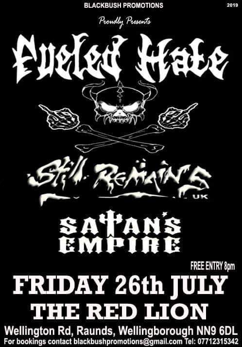 FUELEDHATE's tweet photo. 3 bands 
Pure terror just for you..
Lovely https://t.co/JNGdA340gj
