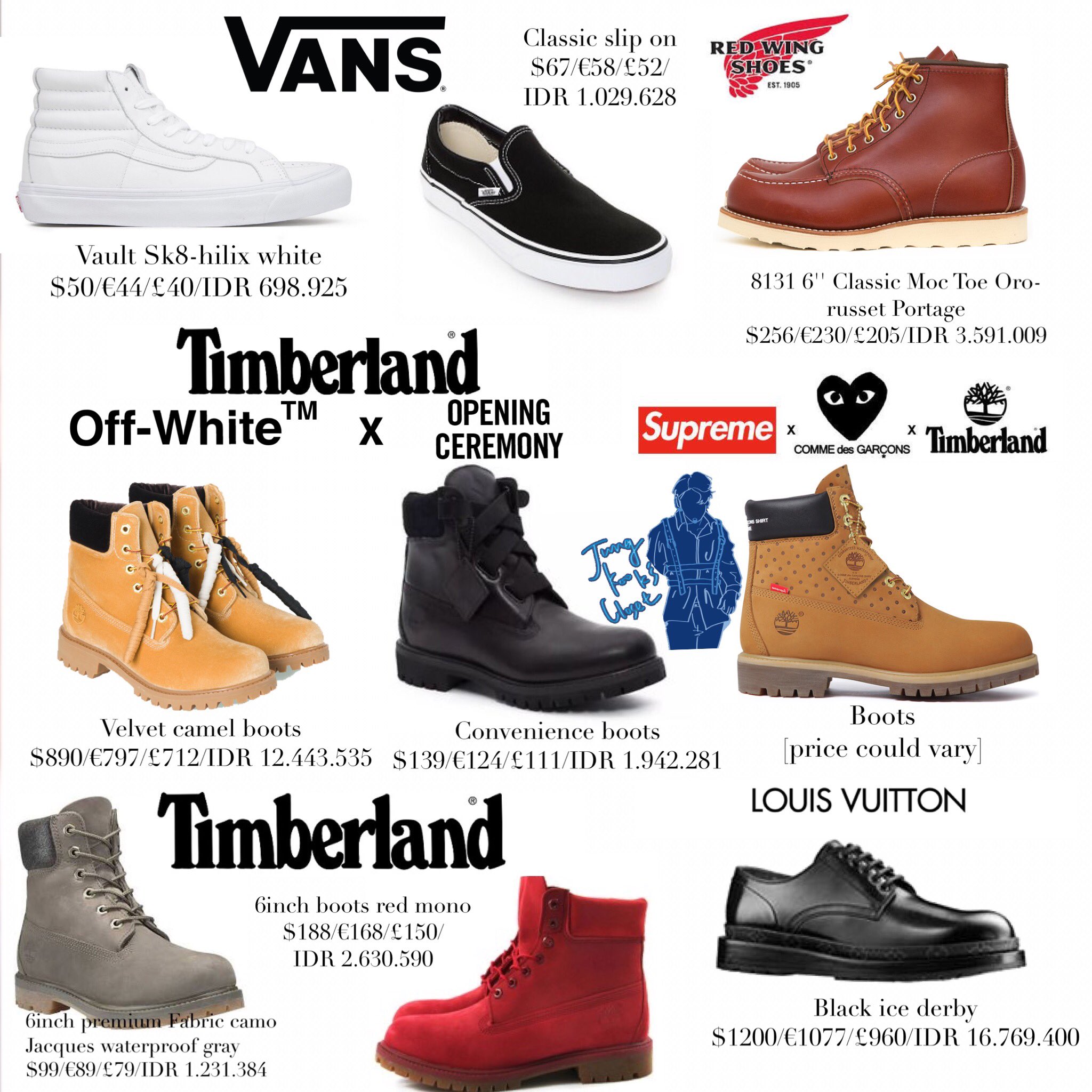 jungkook timberland shoes