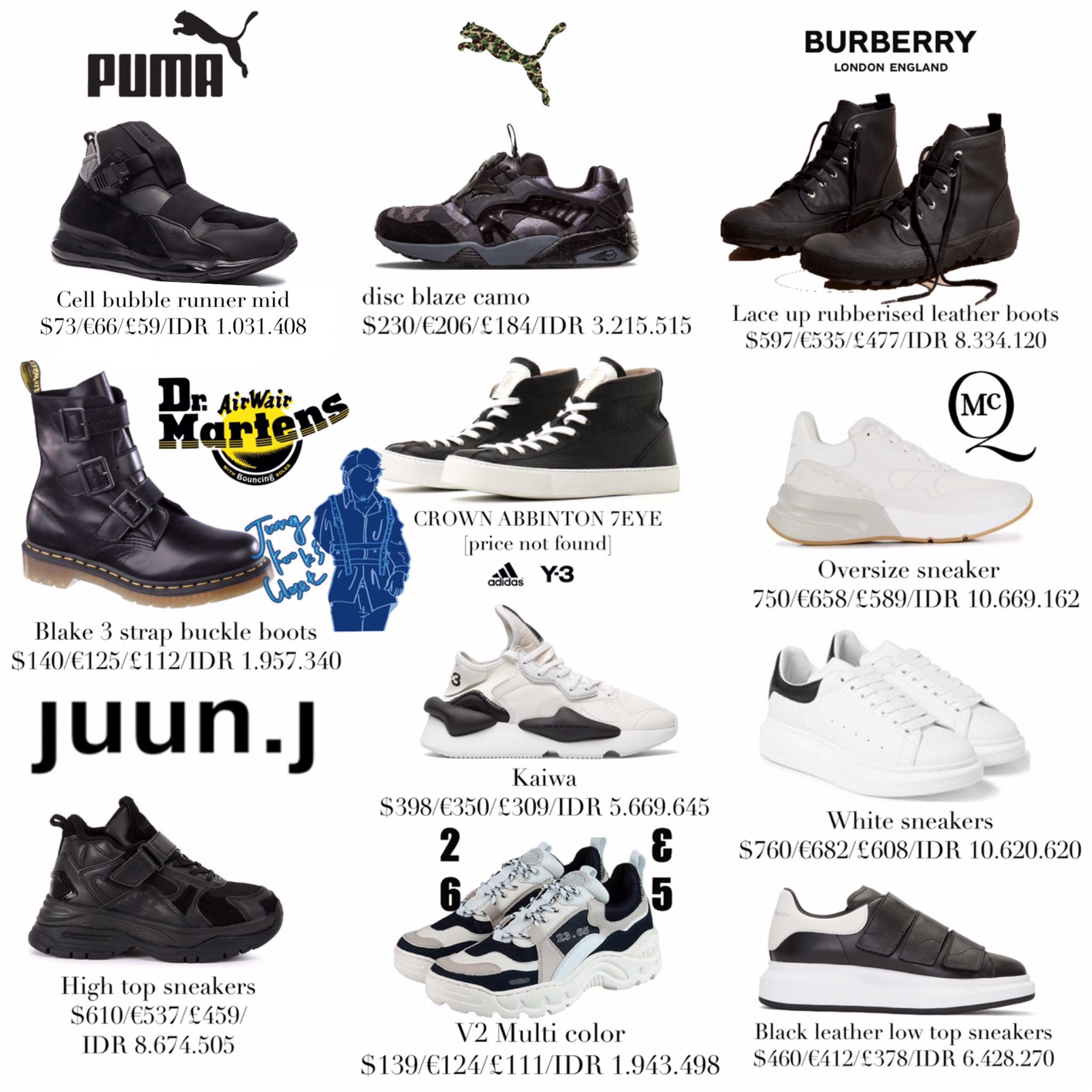 verlamming handboeien Voel me slecht BTS'CLOSET on Twitter: "JUNGKOOK SHOES COLLECTION PART ONE #jungkook  #btsjungkook #jungkookbts #jeonjungkook #bts #MTVHottes #puma #fila #adidas  #vans #timberland #balenciaga #nike GO CHECK the post on IG here !  https://t.co/x9XpkphnrZ https://t.co ...