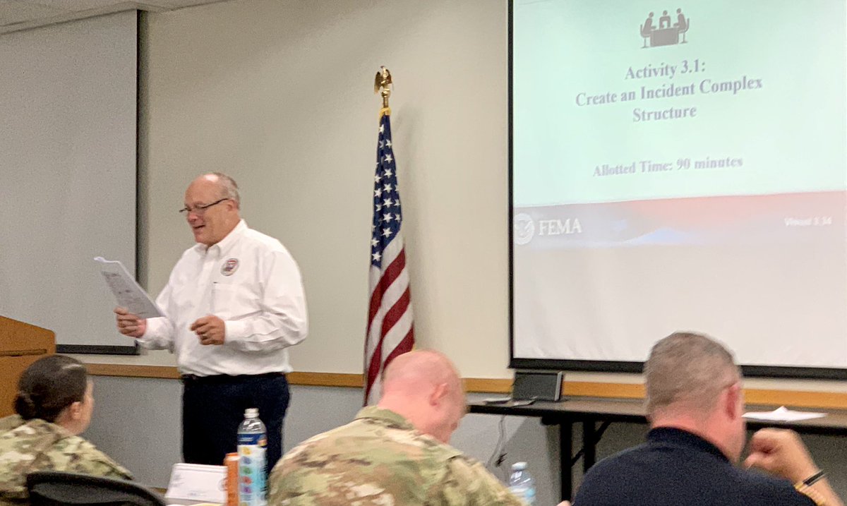 rusnivek's tweet image. This particular class from @fema @ProtectDuPage is the first time the brand new #ICS400 class has been offered in Illinois at @the182AW