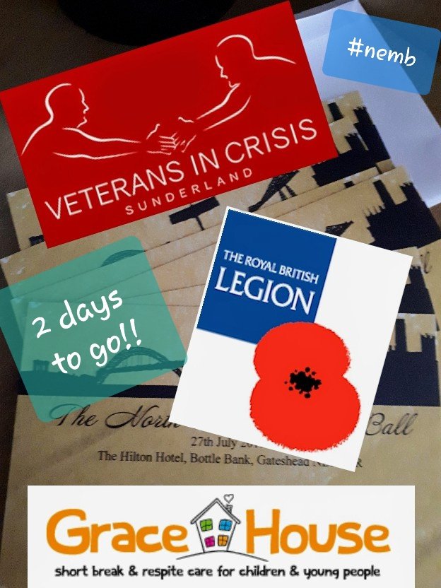 ObjectiveH_UK's tweet photo. @NEMilitaryBall - @ObjectiveH_UK 
Only 2 days to go. Better dust off the glad rags and those dancing shoes!! #nemb @VICSunderland @PoppyLegion @GraceHouse10 https://t.co/oG2Dxr09tb
