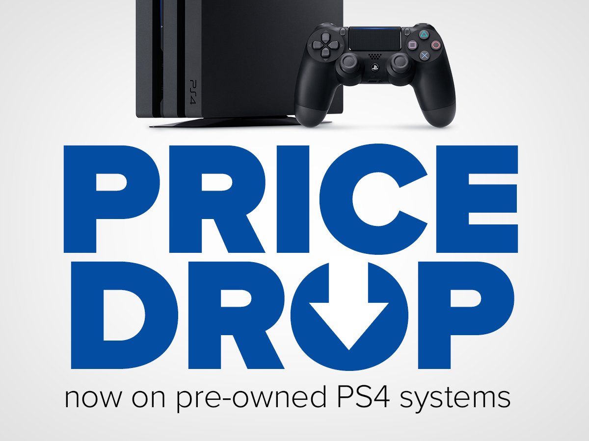 gamestop ps4 price drop