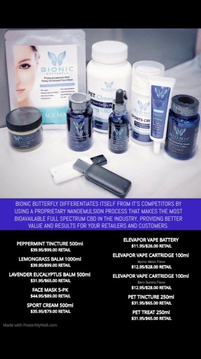 IngridMKollmann's tweet photo. Start up CBD company looking for wholesalers to sell to #smokeshops, #vapebars, #spa/#salons, #chiropractors, #gyms, #gasstations, #veterinarians, to name a few. #CBDworld #cbdoil #cbdvape #cbd https://t.co/mQj6zftcpT