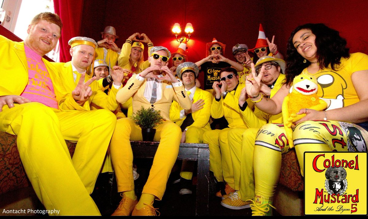 liveattroon's tweet photo. There's a party coming to Troon! Yellow movement in the form of Colonel Mustard &amp; The Dijon 5  will be playing Live At Troon on Friday 13th September. 

Get your tickets now for an unforgettable night out!

https://t.co/E5Yj23XKjm https://t.co/KTUTwb2MDs