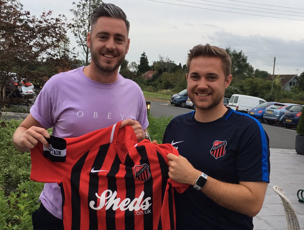 welfordfc's tweet photo. Happy to announce Luke Evans is our new club captain. #Leader #ForzaWelford #MeadowMen 🙌🔴⚫️⚪️ https://t.co/BjX613Ywti