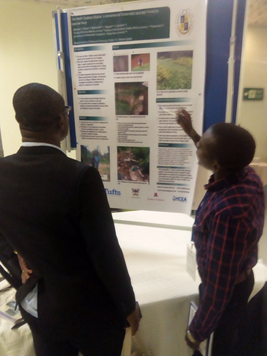 Excited once again to present my poster @OHCEA_ conference on Environmental management for One Health; a student-led initiative <a href="/OHCEAMust/">OHCEA MUST</a> on river Rwizi. As a medic, the <a href="/ph_alliance/">Planetary Health Alliance</a> call for action meets my passion for a OH triad!