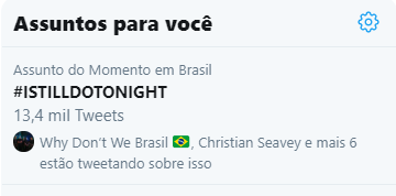 JonahMBR's tweet photo. #ISTILLDOTONIGHT trending #1 in Brazil! 💜🇧🇷 https://t.co/t6LcZtg91V