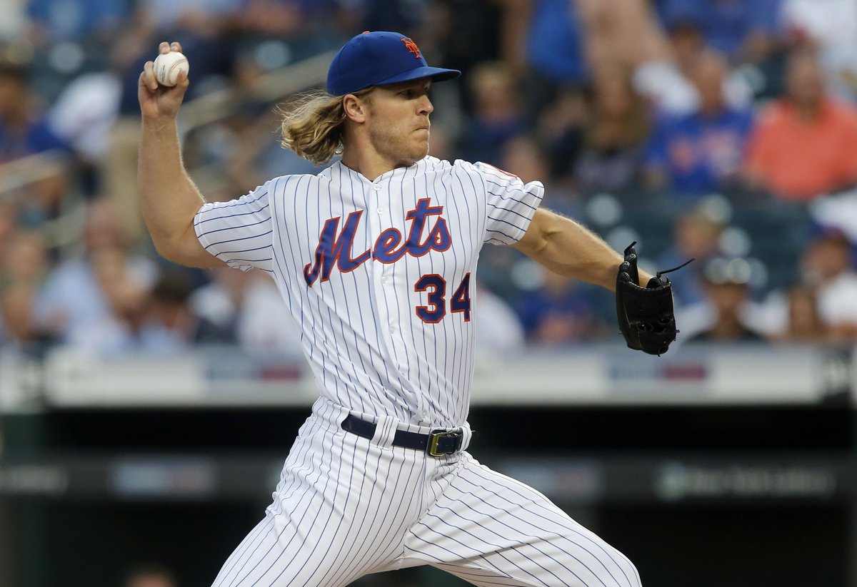 BRWalkoff's tweet image. Mets are "fully intent" on dealing Noah Syndergaard before the trade deadline, per @Buster_ESPN