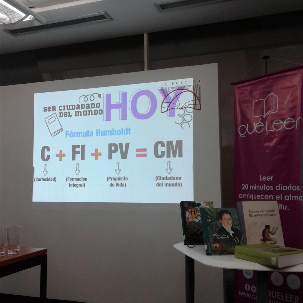 Victoria Jansen nos presenta la fórmula Humboldt para convertirnos en ciudadanos del mundo. 
#EventoLiterario #Caracas452