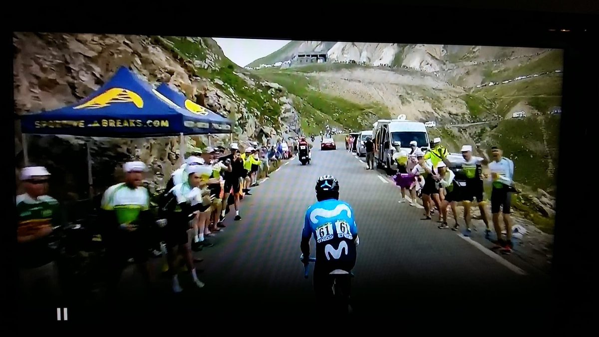 Orwell_Wheelers's tweet photo. Look who eagle eyed Diarmuid spotted on TV! Orwell Corner!! Good respectful, enthusiastic cheering folks👍 #orwellontour #dundrumcorner #irishcorner @IrishCorner10 https://t.co/TB9o2T2wis
