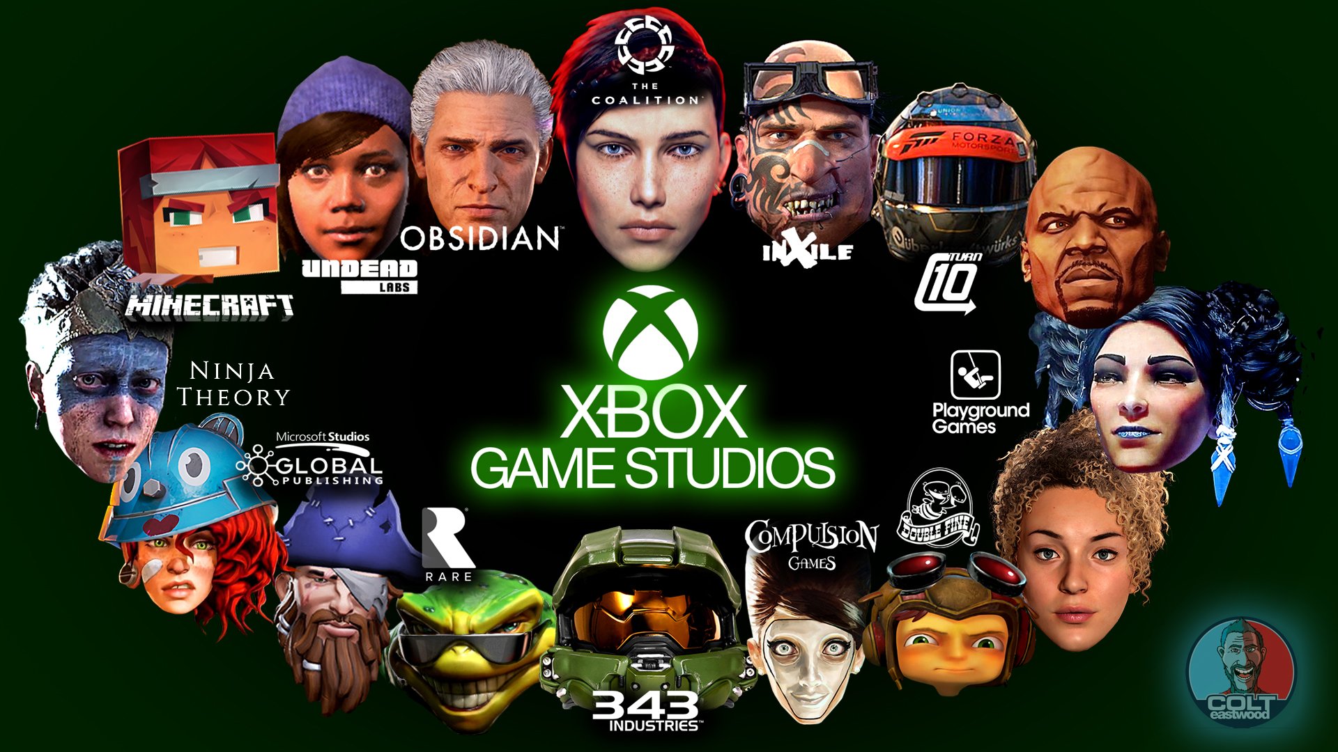 colteastwood on X: Xbox Game Studios Franchises in 4K #Xbox