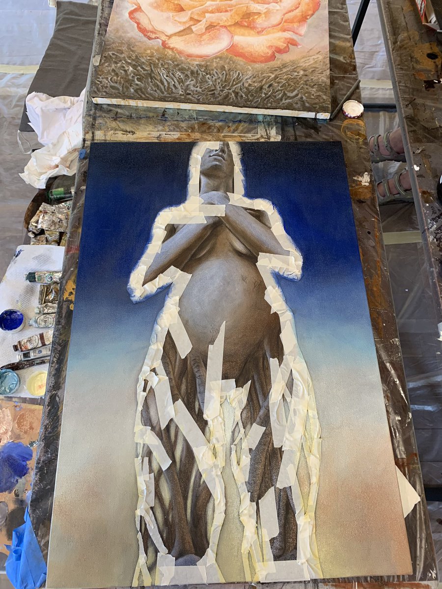 ashdarq's tweet image. Preparation... #darksurrealism #darkart #processshot #workinprogress #ArtistOnTwitter