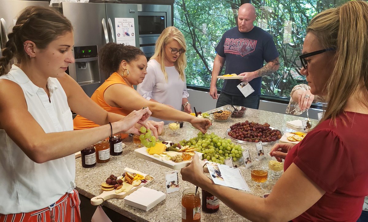 GordianCompany's tweet photo. Do you know what pairs well with data? Our expertise does!

In celebration of #nationalwineandcheeseday, our experts took a class on cheese board building and enjoyed a festive afternoon snack. 🍷🧀#Gordianites https://t.co/6IrbbjkWiM