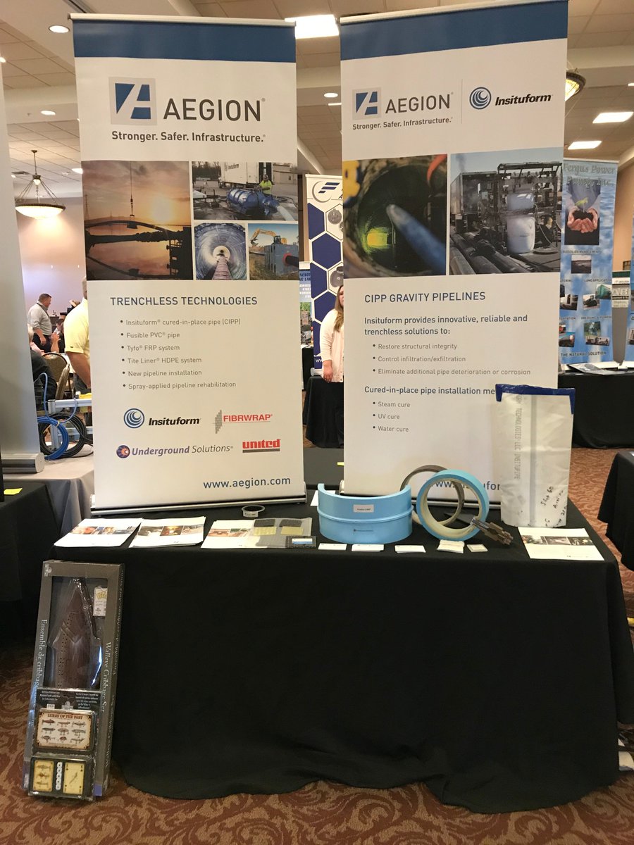 Aegion's tweet photo. Aegion is in MWOA (Minnesota Wastewater Operators Association)-in Grand Rapids MN today through Friday, July 26. Stop by our booth to see Michele McGreal and Tony Ostgulen (Insituform).  #Team https://t.co/oIi1vgNSCg
