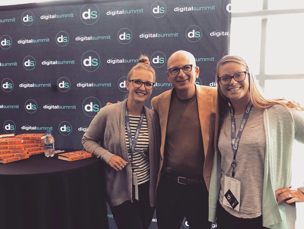 cwoodall06's tweet photo. So we did a thing and met @ThisIsSethsBlog at @DigitalSummits!
#thisismarketing #digitalsummitphilly #dsphilly #acbingo #sethgodin #marketing https://t.co/KbfN5ClFQk