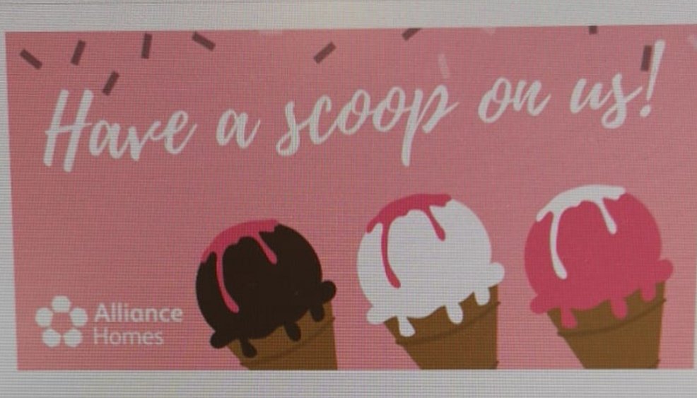 Is #ThankfulThursday a thing⁉️

It is for me - I hugely appreciated the complementary ice cream from <a href="/Alliance_Homes/">Alliance Homes</a> to beat the heat today! 🍦🍦🍦 Thank you 😘

▶️This IS the BEST place to work! 👨‍💼