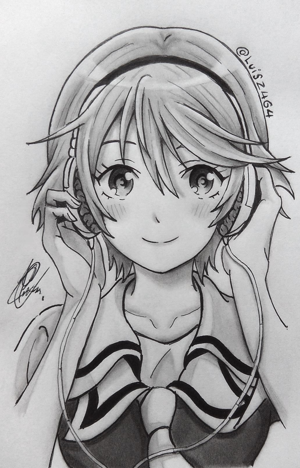 Luisz4g4 Fuuka Akitsukifuuka I Hope You Like It Always Thanks For Supporting イラスト アニメ 漫画 Kawaii かわいい Moe Animegirl Drawing Traditionalart Pencil Shading Illustration Design Sketch