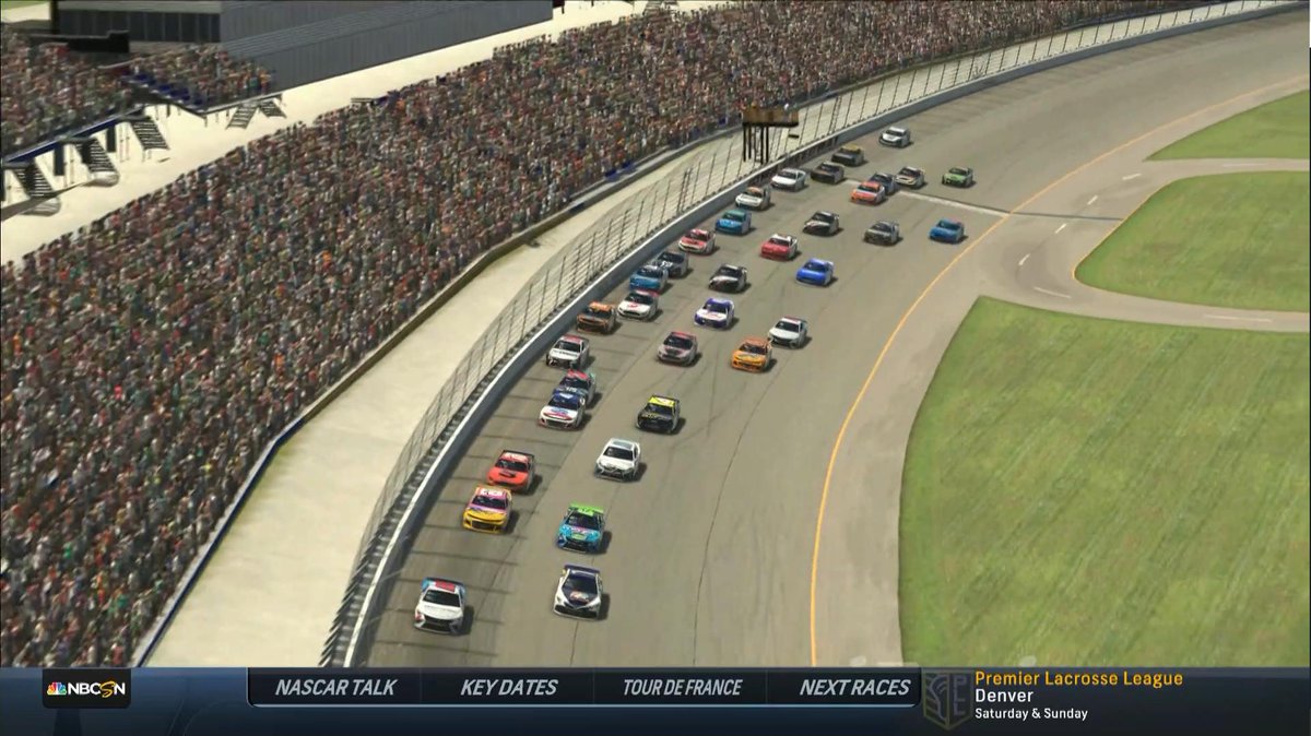Iracing Com On Twitter The Virtual Green Flags Waving On Nascar America Tune In To Nbcsn To Catch The Enascar Iracing All Star Race