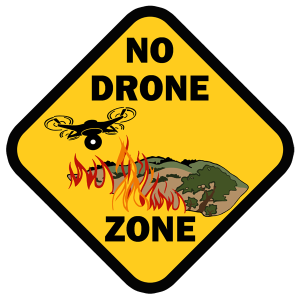 BLMFire's tweet photo. So far in 2019, there have been 7 SAFECOM reports of wildland fire drone incursions. This is a 61% decrease over the number of drone incursions reported as of this date last year (18). https://t.co/KsjPBg62I6