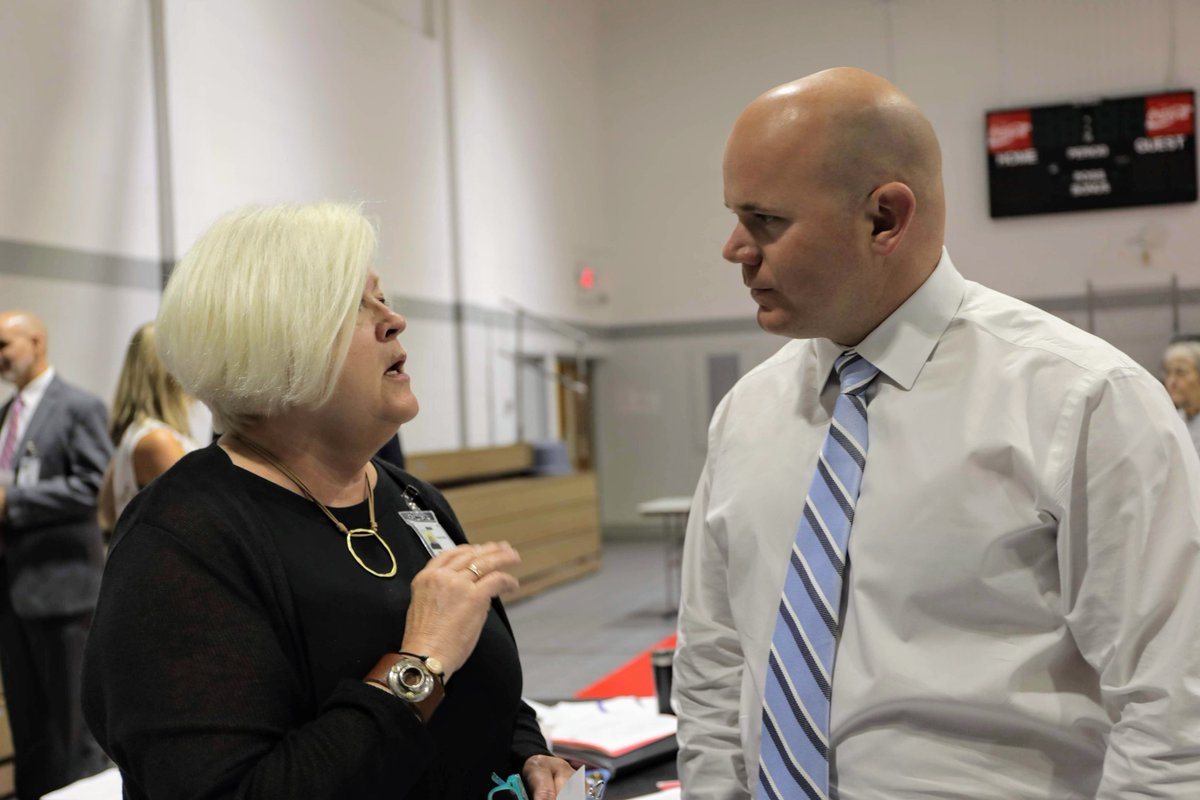 ShelbyALSchools's tweet photo. District leaders met today for their annual Back to School Administrators meeting today, where they discussed the Social Emotional Learning professional learning focus for the upcoming year. #ShelbyTogether https://t.co/oZprpOFZ2W