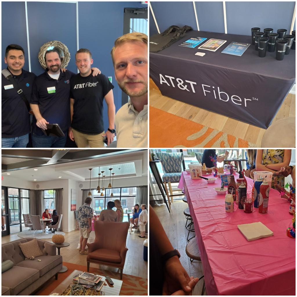 We are out in the community this afternoon enjoying some ice cream and fun with the residents! #ATTFiber #ThursdayMotivation <a href="/404girl/">Betsy Francis</a> <a href="/ClaireReazin/">Claire Reazin</a> @Mark_PrimeDM <a href="/PrimeComms/">Prime</a> <a href="/ATTPrimeCBeach/">AT&T Prime Communications</a> #MAS