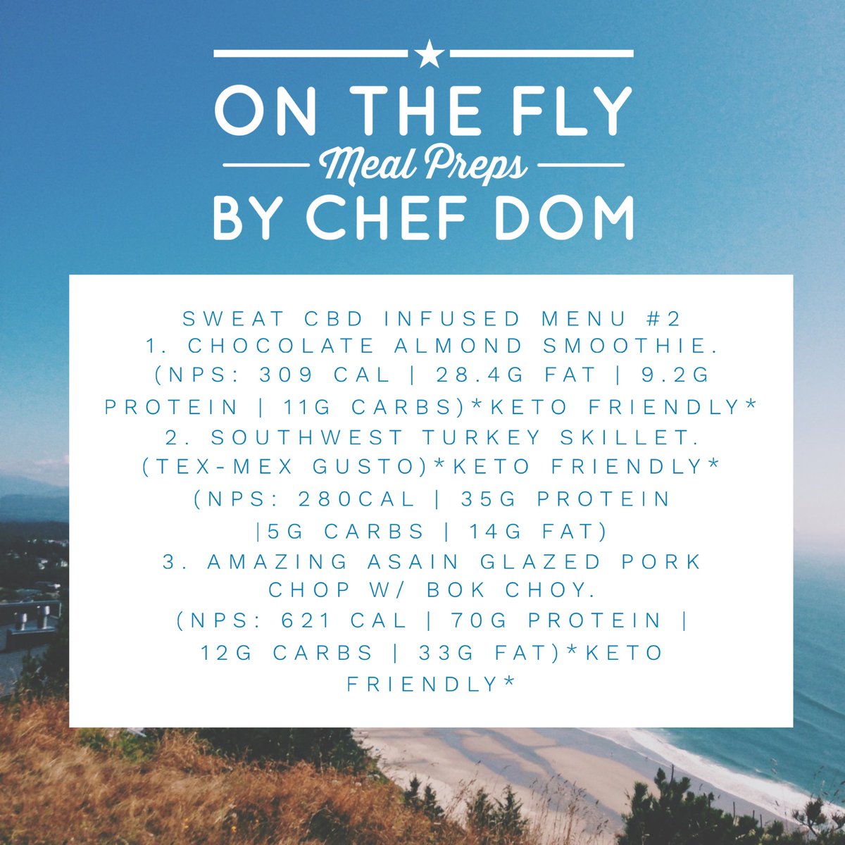 _chefdom33's tweet photo. 🚨CBD INFUSED MENUS ‼️🚨 🚨 CBD INFUSED MENUS‼️🚨 #chefdom #onthefly #otf #mealprepchef #swearcbd
#gourmetmealpreps #fitness #health #food #gym #cookingmadeeasy 
#hustlers #entrepreneur #macros
#magicmeals #CBDchef
#itainteasybeingcheesy 
#muscled 
#healthymeals https://t.co/q70M88zI1y
