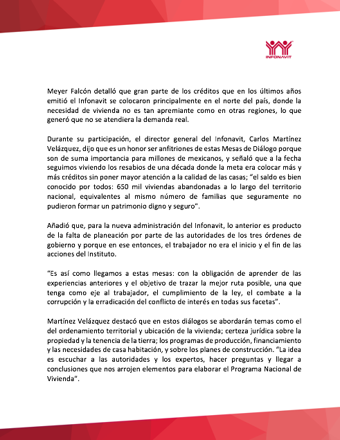 Infonavit's tweet photo. En noviembre se presentará el Programa Nacional de Vivienda: @MeyerFalcon. https://t.co/nB0aF9QcVe