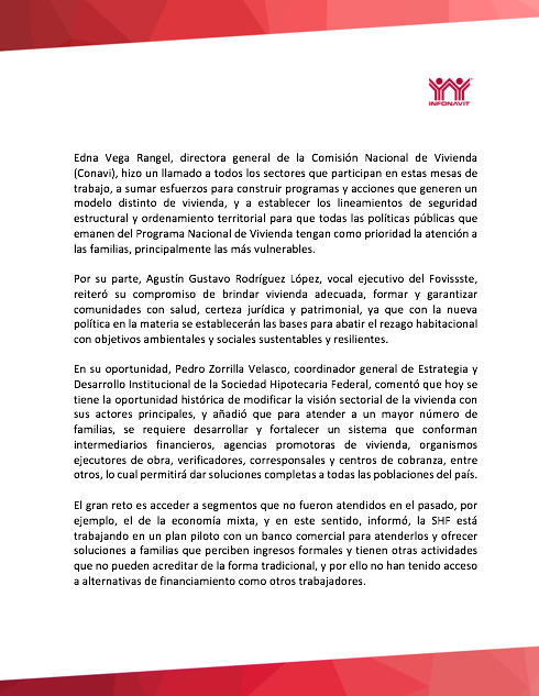 Infonavit's tweet photo. En noviembre se presentará el Programa Nacional de Vivienda: @MeyerFalcon. https://t.co/nB0aF9QcVe