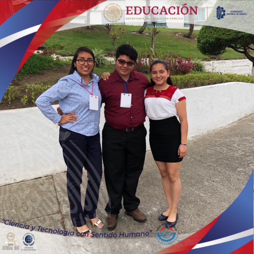 tecnmtuxtlagtz's tweet photo. #OrgulloTecNM 
La comunidad tecnológica felicita a Diana Mendoza, Joaquín Martínez y Lady Ozuna, estudiantes de 7o semestre de #IIND del @tecnm_ittg, quienes realizan una estancia en la Universidad Católica de Colombia, sede Bogotá, poniendo en alto el nombre del @TecNM_MX. https://t.co/jQWBO078NZ