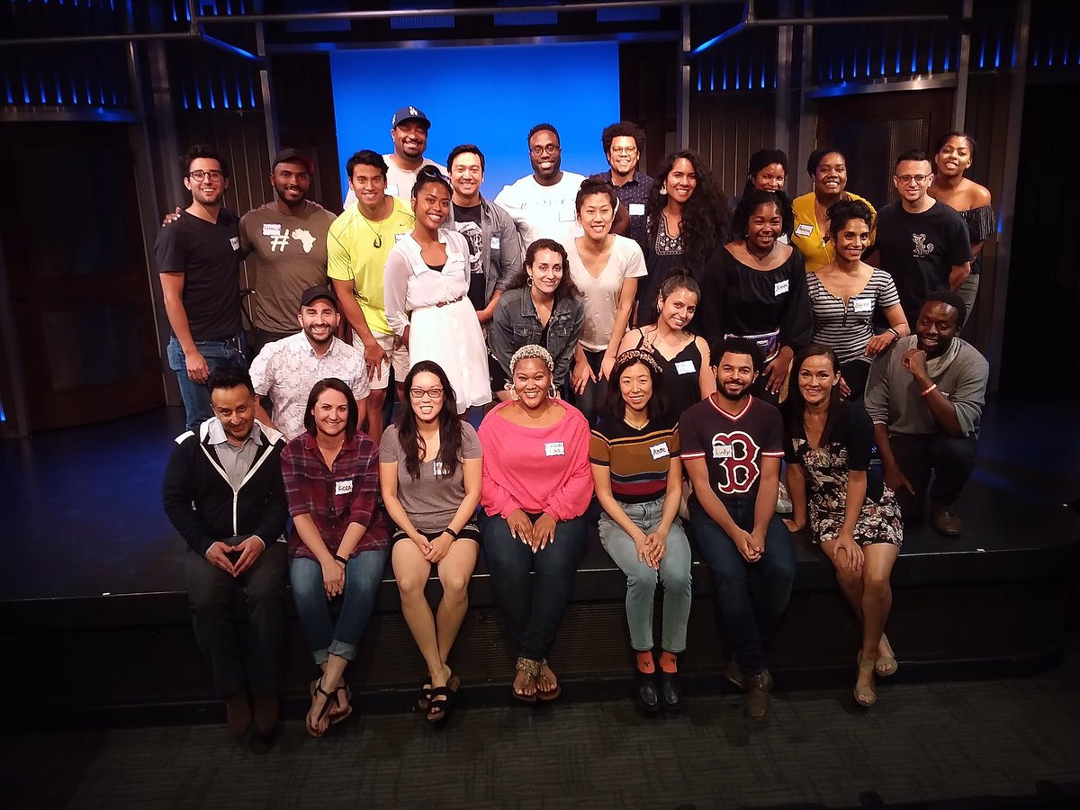 LaDancer20's tweet photo. very grateful to be a two-time Groundlings Theatre/School Diversity Scholarship recipient! This is the group picture from last nights reception.  #groundlings #actor #laactor #hollywood #hollywoodactor #improv #sketch #groundlingsschool #groundlingstheatre #comedy https://t.co/aObnonG1ek