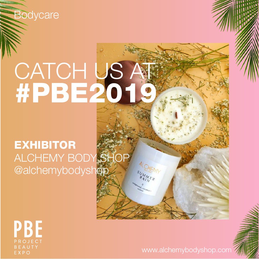 projectbeautyex's tweet photo. Lemon balm ✅
Dead sea salt ✅
Rose ✅
You can go wrong with anything from this #PBE2019 exhibitor! Alchemy Body Shop is bringing herbal fresh realness to Project Beauty Expo! #DiscoverPBE #ExplorePBE https://t.co/GJeb8yFHXr