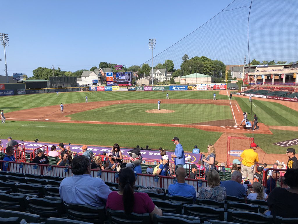 profan9's tweet photo. It’s a beautiful day for a ballgame! @StadiumJourney is at #UPMC #Park for the #Erie #SeaWolves and #Trenton #Thunder. ⚾️
#SeaWolves25 #RoadtoDetroit #MiLB https://t.co/OvKc79GAI0