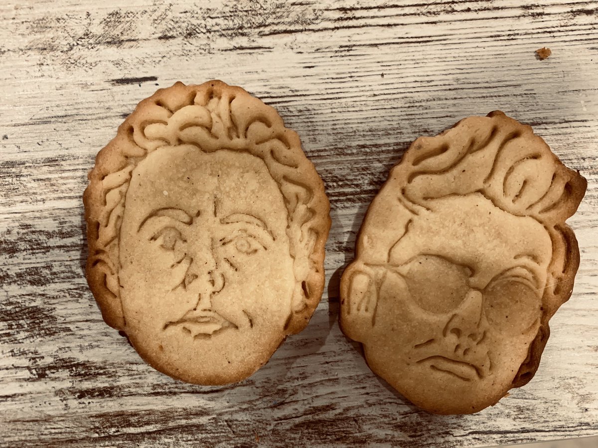 Ineffable cookies <a href="/michaelsheen/">michael sheen 💙</a> do you think that Aziraphael would like them with his hot chocolate? #GoodOmens