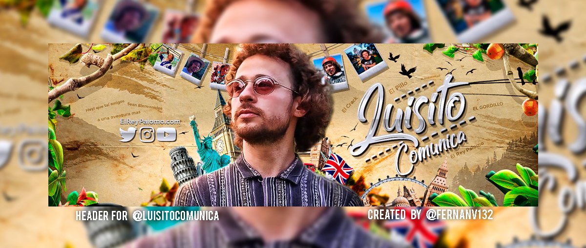 NOTORIUSFER's tweet photo. Header For @LuisitoComunica 

RT and MG is appreciated <3 https://t.co/OJWsYKVjL1