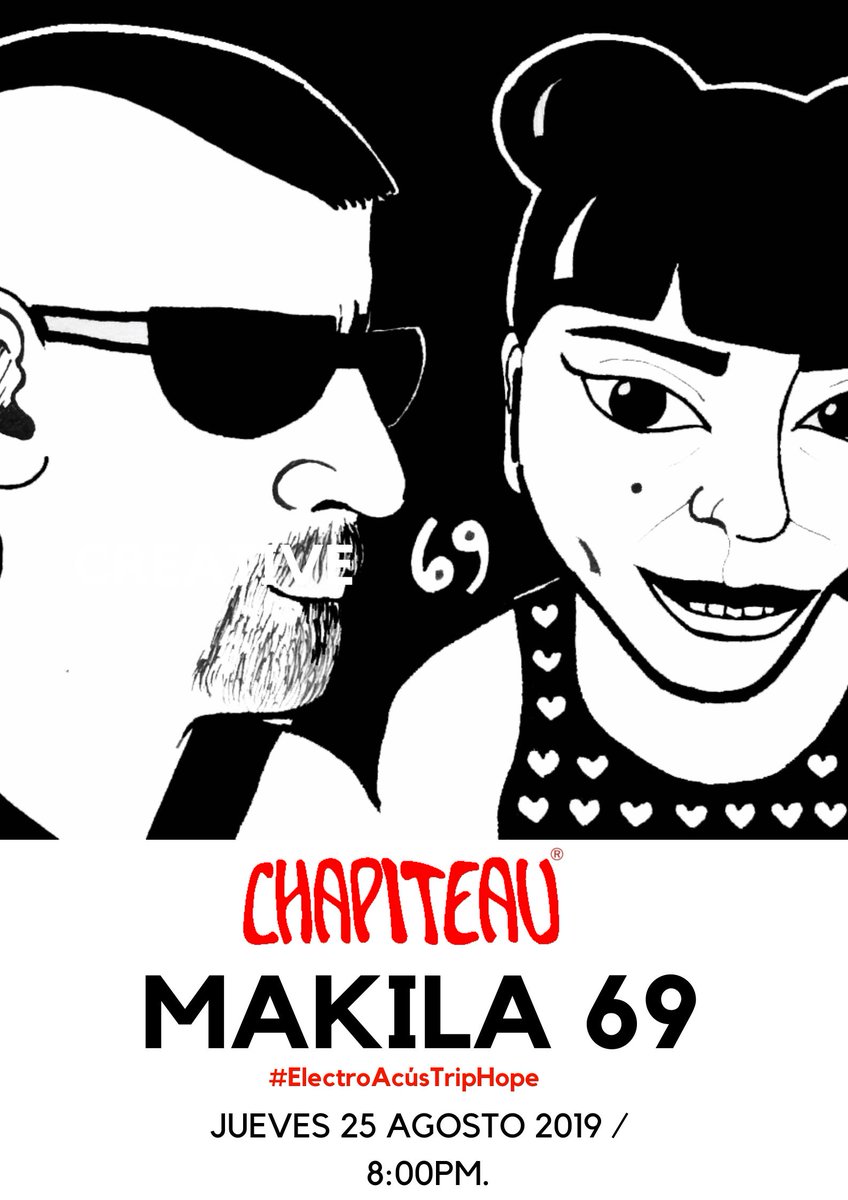 <a href="/makila69/">makila 69</a>  en <a href="/ChapiteauPana/">Chapiteau Panajachel</a> Hoy Jueves 25 de Julio 2019 / 8:00pm. 
#ElectroAcúsTripHope #EsteDía