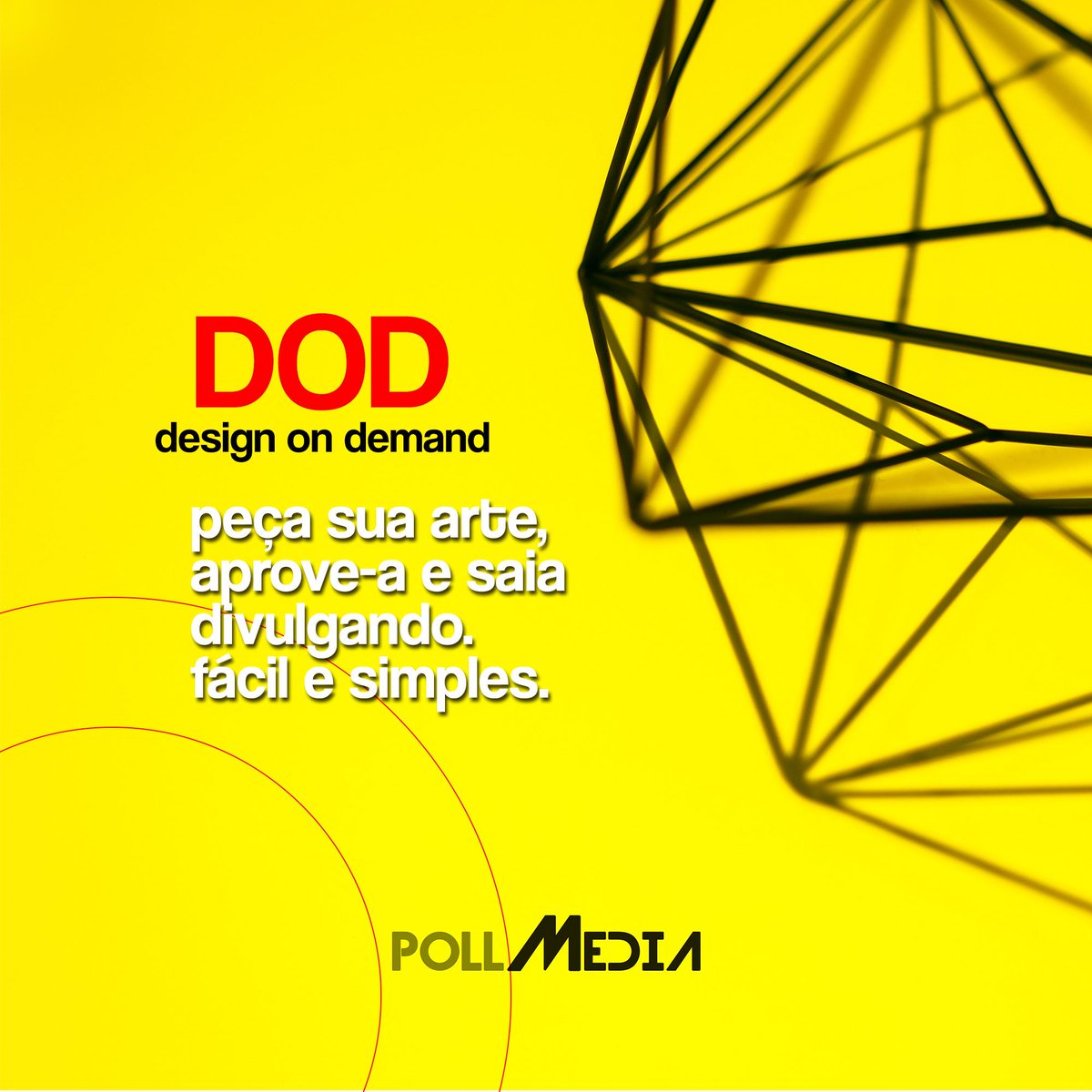 pollmedia's tweet image. DOD - Design On Demand

Peça, aprove e divulgue.

Simples e rápido.

#SejaPollMedia