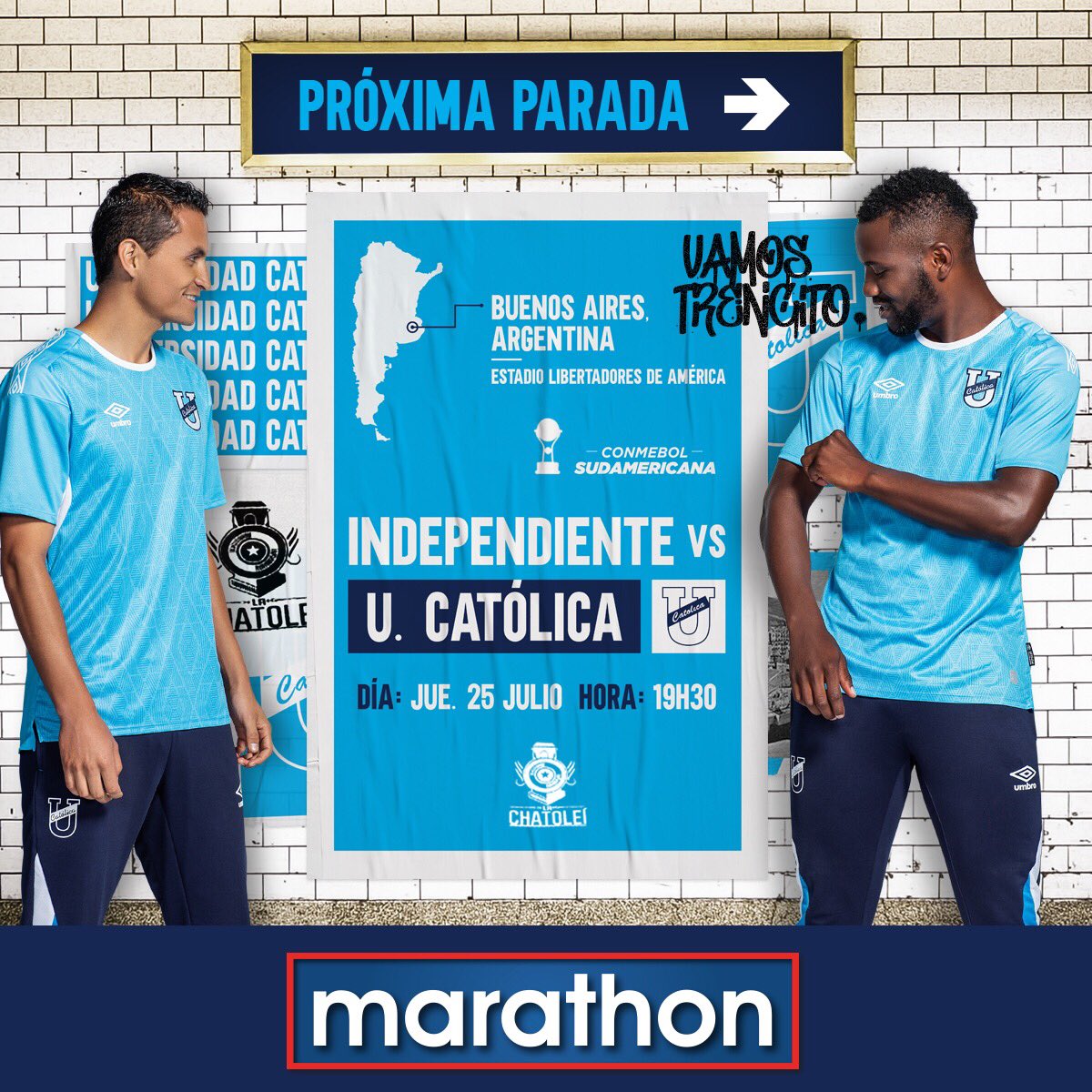 El Trencito Azul prende sus motores y debuta en los 8vos de final de la #CopaSudamericana. RT si confías en una victoria de <a href="/UCatolicaEC/">U. Católica Ecuador</a> en su visita a Independiente de Argentina.