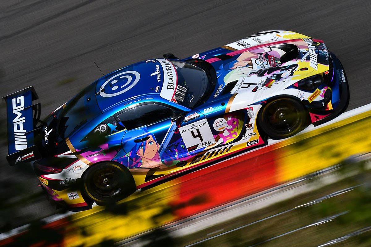 スパ24時間：暫定ポールはブラックファルコンの4号車メルセデスAMG GT3