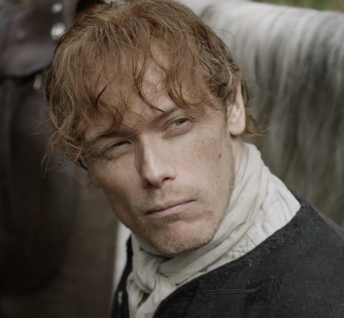 Who’s meme face is better? <a href="/caitrionambalfe/">Caitríona Balfe</a>’s or <a href="/SamHeughan/">Sam Heughan</a>’s ? 🥴