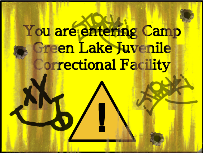 RoomThr3 on X: This is my Camp Green Lake sign. #Nikheel